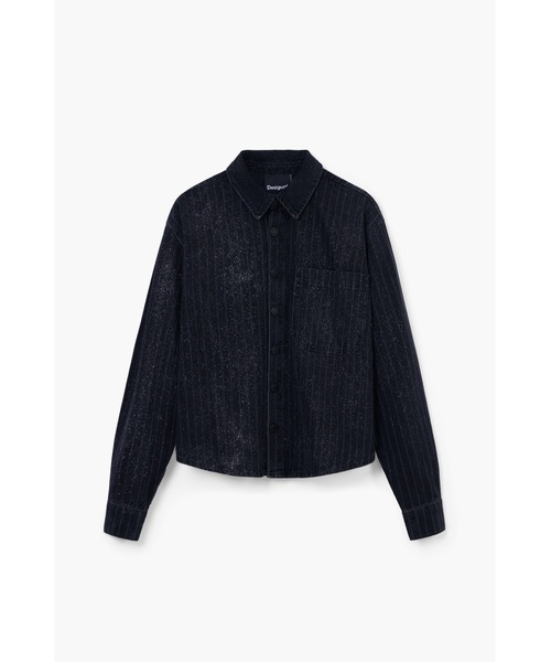 【DESIGUAL】レディース デニムジャケット デシグアル Desigual デニムジャケット ポケット付き(508441814