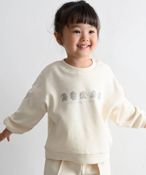 PUPPAPUPO（プッパプーポ） トレーナー バックスリット スウェット