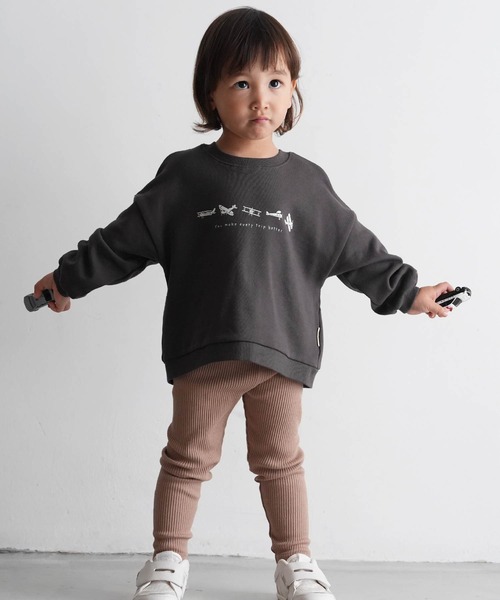 PUPPAPUPO（プッパプーポ） トレーナー バックスリット スウェット