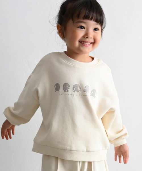 PUPPAPUPO（プッパプーポ） トレーナー バックスリット スウェット