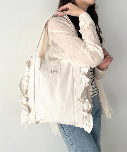 LeSportsac×Lee●ナイロントートバッグフリルハンドル LeSportsac×Lee○ナイロントートバッグフリルハンドル