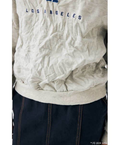 トレーナー スウェット MLB WASHER プルオーバー レディース MOUSSY トレーナー スウェット MLB WASHER プルオーバー
