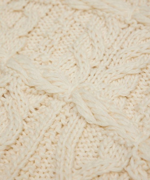 ニット セーター 「WEB限定カラー」「COOHEM」CRAZY ARAN PULLOVER (コーヘン/アランニット) レディース セール】【WEB限定カラー】【COOHEM】CRAZY ARAN PULLOVER
