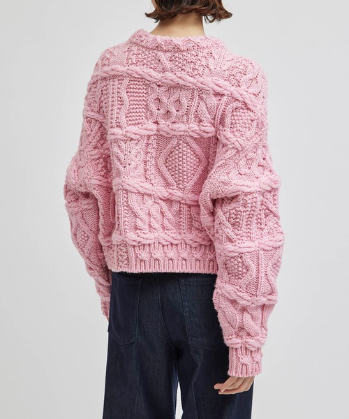 ROPE' ニット セーター 「WEB限定カラー」「COOHEM」CRAZY ARAN