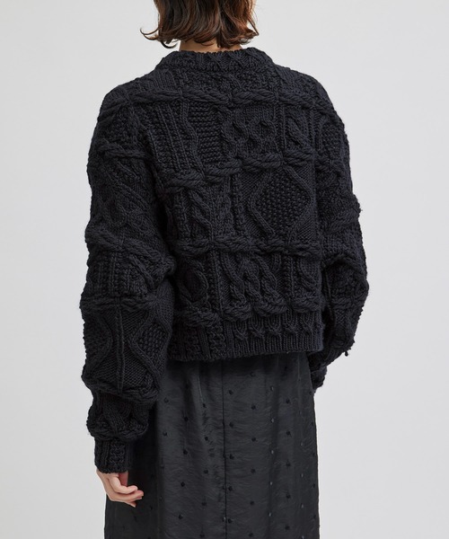 ROPE' ニット セーター 「WEB限定カラー」「COOHEM」CRAZY ARAN