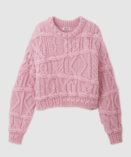 美品　コーヘン coohem モヘア　セーター　サンプル Coohem セーター ニット COOHEM / コーヘン ZIGZAG SUKASHI KNIT