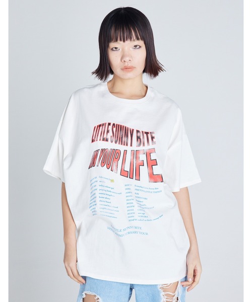 ブラウス シャツ 「8」「it」「Little Sunny Bite」denim-long-tee レディース メンズ Little sunny bite ブラウス シャツ 「8」「it」「Little Sunny