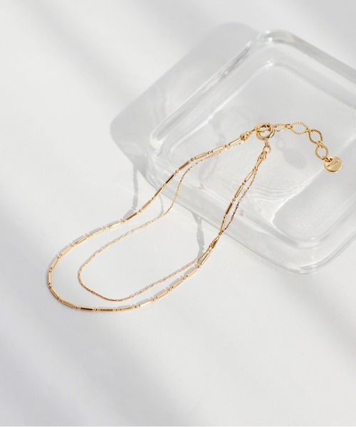 ANEMONE（アネモネ） ブレスレット 2連チェーンブレスレット