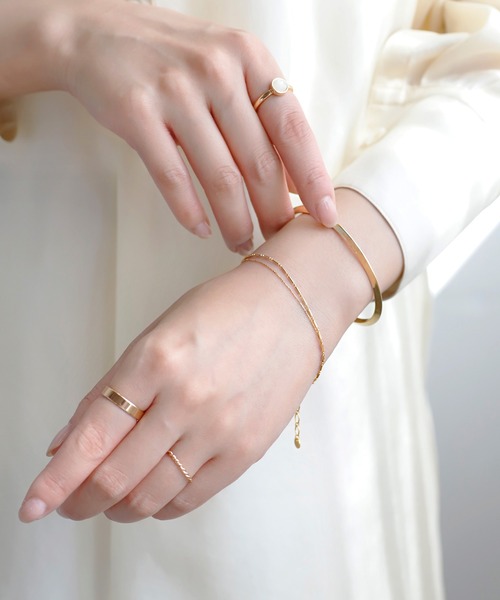 ANEMONE（アネモネ） ブレスレット 2連チェーンブレスレット