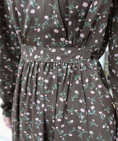 CORNERS（コーナーズ） ワンピース 小花柄カシュクールワンピース