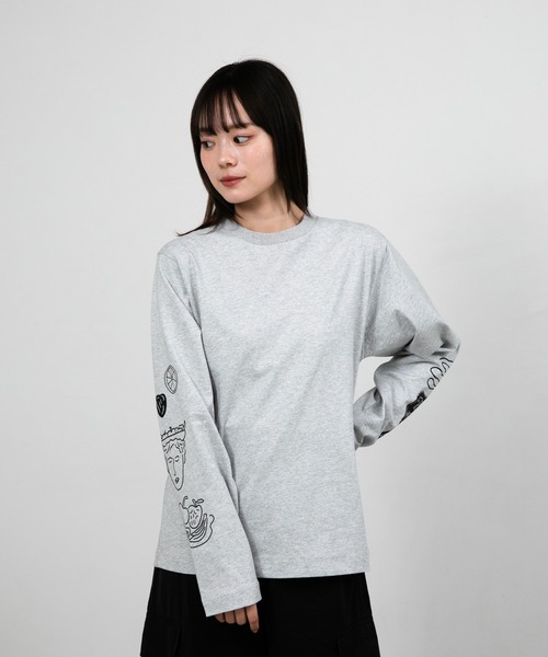 tシャツ ”FRUIT” norahi 天竺ロンT レディース メンズ