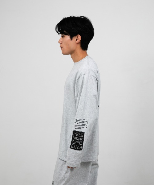 tシャツ ”FRUIT” norahi 天竺ロンT レディース メンズ