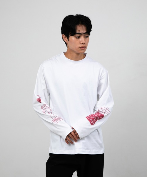 tシャツ ”FRUIT” norahi 天竺ロンT レディース メンズ