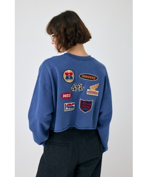 トレーナー スウェット HONDA CROPPED プルオーバー レディース MOUSSY トレーナー スウェット HONDA CROPPED プルオーバー