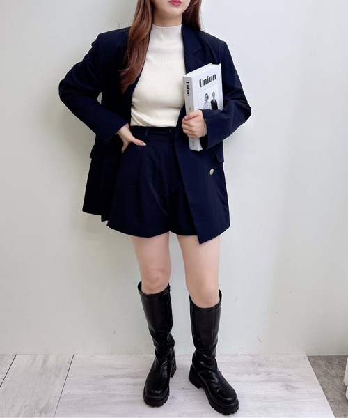 INGNI パンツ 「WEB限定」キュロットパンツ(セットアップ対応