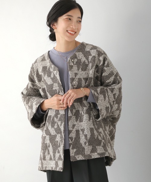 Bou Jeloud（ブージュルード） ジャケット ノーカラージャケット 中綿