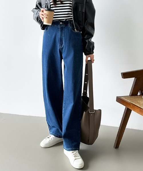 COCOMOMO ワイドパンツ ジーンズ デニム デニムパンツ レディース