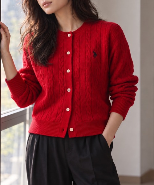 U.S. POLO ASSN.（ユーエスポロアッスン） カーディガン ap retro別注