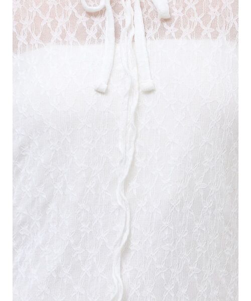 merry jenny tシャツ rabbitレースフードトップス レディース