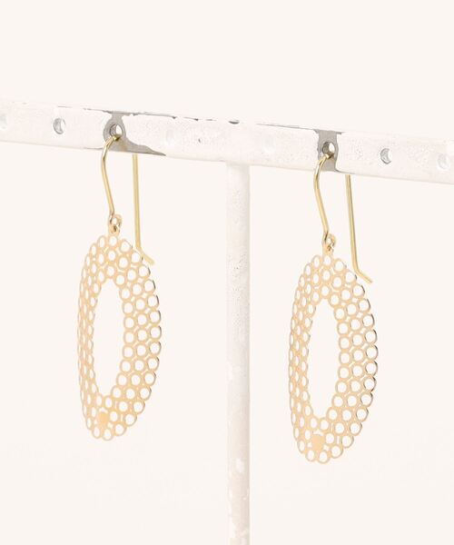 最新コレックション con K18デザインピアス ピアス affetto(ファッション) アクセサリー