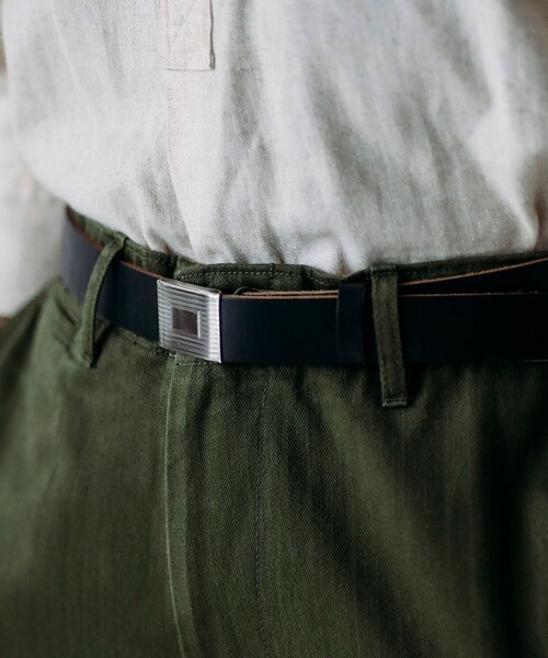 ベルト Plate Belt Horween Leather メンズ_5