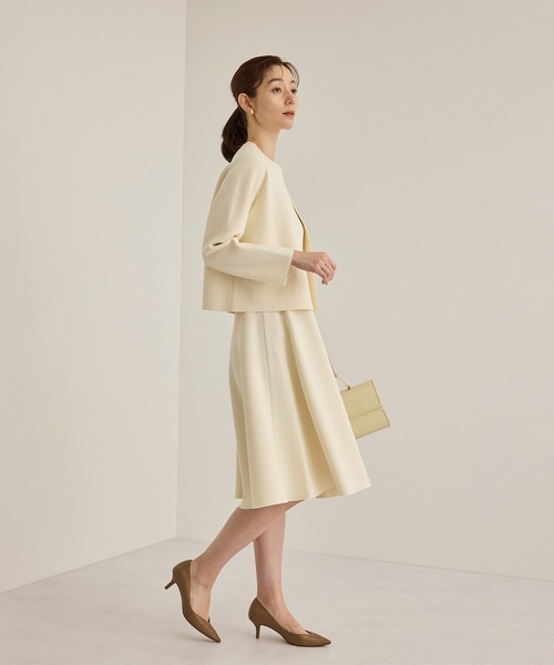 新品ジャケット ROPE’ ROPE'（ロペ） ジャケット ノーカラージャケット ニットジャケット