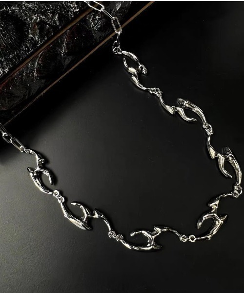 メーノーネックレス FreeZone ネックレス 不規則なスチールネックレス メンズ レディース