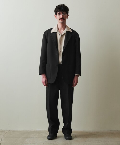 Steven Alan＞ ウール オックスフォード イン ツープリーツ