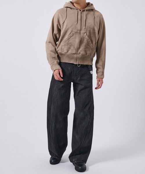 パーカー・フーディ TWN FLOWERVERY HOODIE NA246 LASTMAN - 【ラスト1点】PRINTED HOODIE 