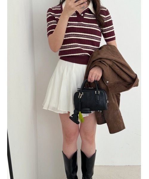 snidel sustainable シアーイレヘムスカショーパン スナイデル SNIDEL Sustainableシアーイレヘムスカショーパン
