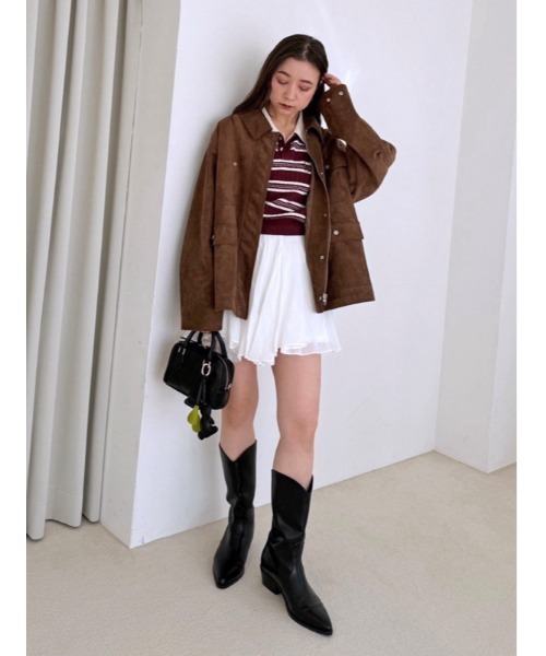 新作新品タグ付き　スナイデル♡Sustainableシアーイレヘムスカショーパン Sustainableシアーイレヘムスカショーパン(ショートパンツ