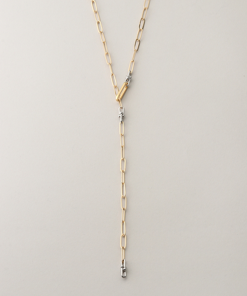 アクセサリー Lilas EO PC chain lariat necklace 75cm Lilas EO PC chain lariat necklace 75cm