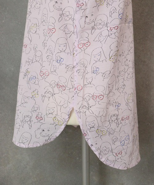 STUDIO PICONE（スタジオピッコーネ） ブラウス シャツ 総柄シアー