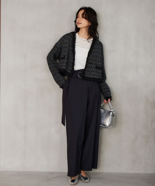 BARNYARDSTORM（バンヤードストーム） カーディガン ツイードライク