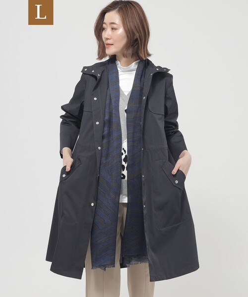 コートのみ フェイクスウェードノーカラーコート/洗える(ノーカラーコート) | MK