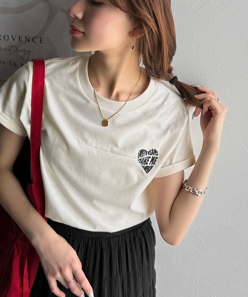 classicalelf tシャツ 大人のこなれたシンプルスタイル。タック