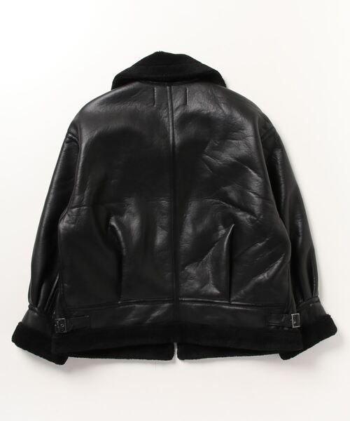 Ray BEAMS ダウン ワイドスリーブ ブルゾン ジャケット 黒 1 Ray BEAMS（レイビームス）の「Ray BEAMS / ダウン ワイドスリーブ