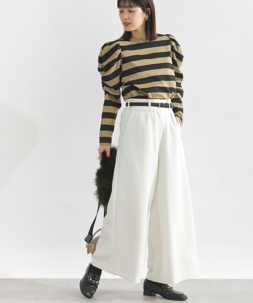 PICCIN（ピッチン） tシャツ 袖ギャザーカットソー レディース