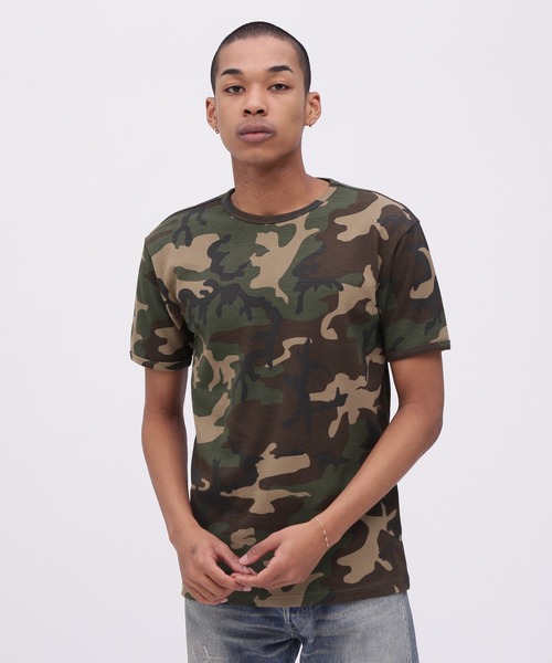 AVIREX 迷彩Tシャツ AVIREX tシャツ 「WEB限定」DAILY RIB SHORT SLEEVE CREW NECK T