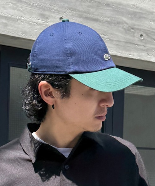LACOSTE（ラコステ） キャップ 帽子 「LACOSTE」バイカラーワン
