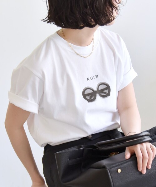 quaranciel tシャツ ANGE IN DISGUISE:「手洗い可能」コットン フォト