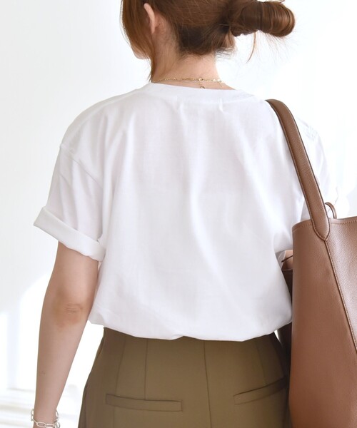 quaranciel tシャツ ANGE IN DISGUISE:「手洗い可能」コットン