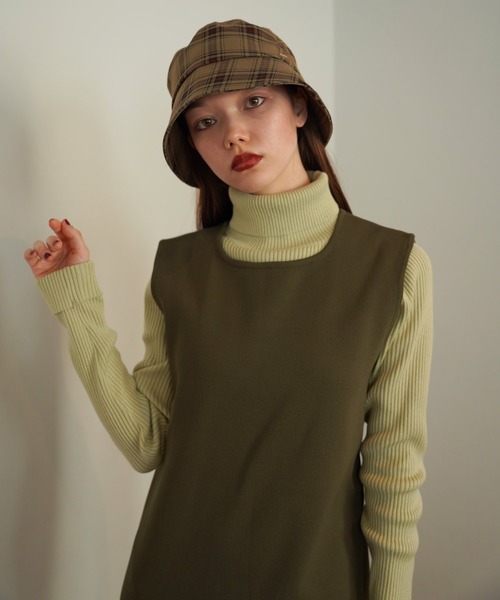 「TINA：JOJUN」 タートルネックニット M ベージュ レディース_画像6