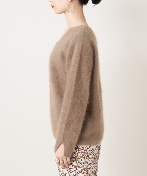 SHENERY（シーナリー） ニットカーディガン FREE ブラウン レディース