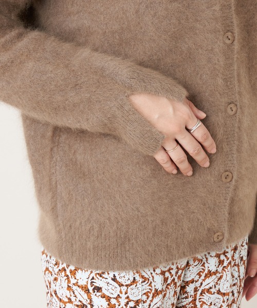 SHENERY（シーナリー） ニットカーディガン FREE ブラウン レディース