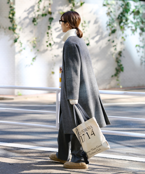 FRAMeWORK（フレームワーク） ノーカラーコート 38 ブラック