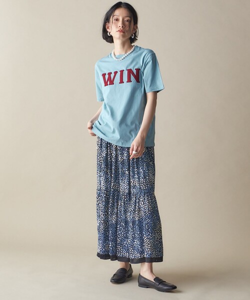 tシャツ NINE CASE:「洗濯機可能」パッチワーク ロゴ TEE レディース SHIPS tシャツ NINE CASE:「洗濯機可能」パッチワーク ロゴ TEE