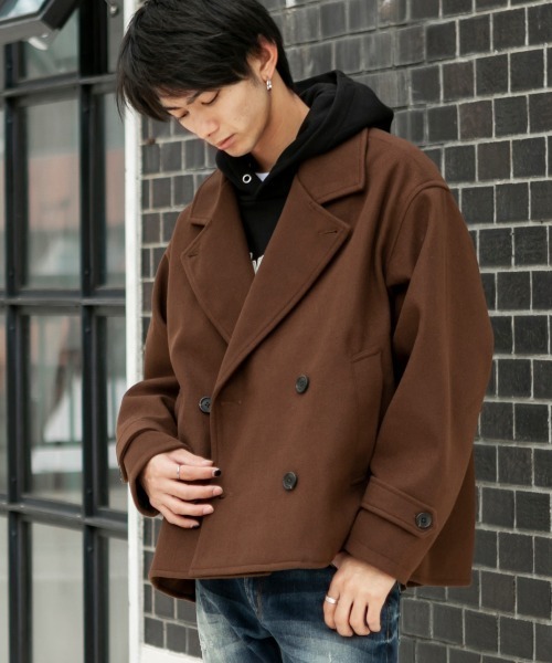 「ADMIX/ATELIER SAB MEN」 ピーコート 50 ライトブルー メンズ_画像9