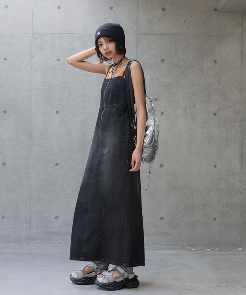PAGEBOY ライトデニムキャミワンピース ブラックウォッシュ F PAGEBOY｜ライトデニムキャミワンピース | Rakuten Fashion(楽天