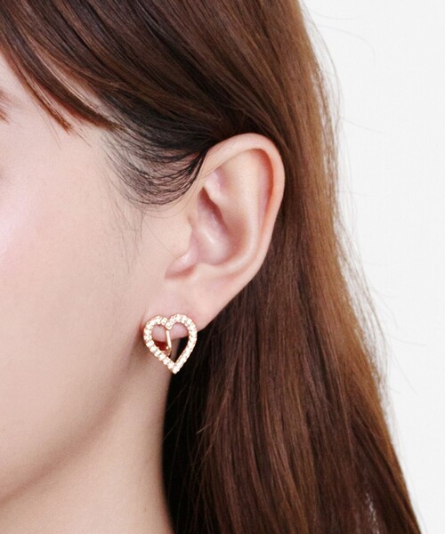 イヤリング WISH IN HEART EARRINGS イヤリング レディースの画像